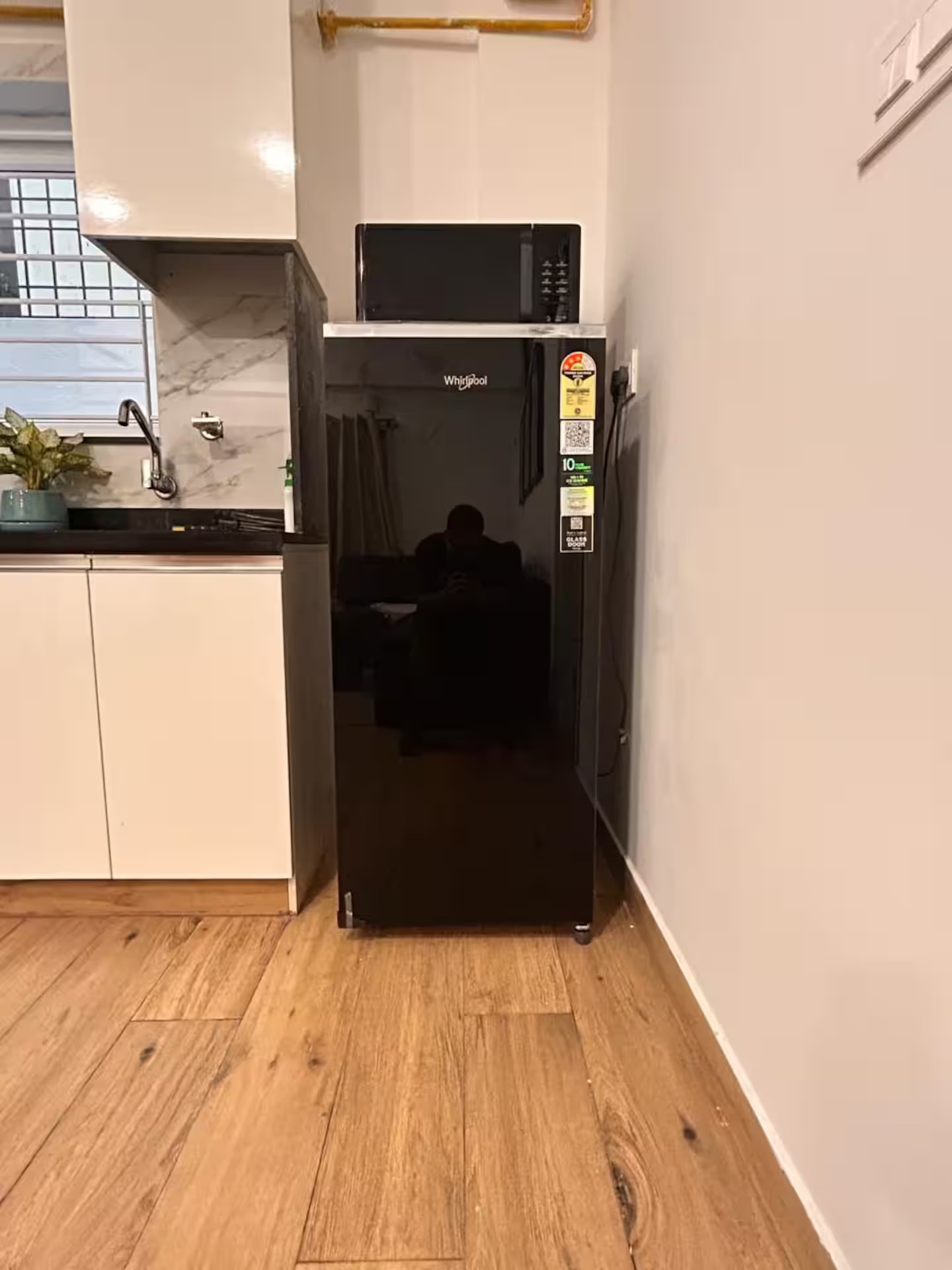 Refrigerator and microwave